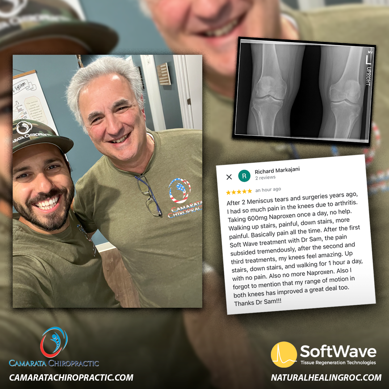 Rick's Incredible Breakthrough with SoftWave Therapy! Daily Knee Pain, Multiple Meniscus Tears & Severe Arthritis Success Story!