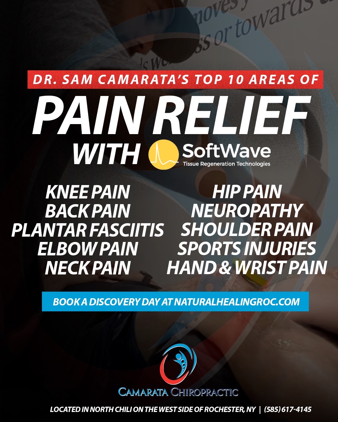 Revolutionizing Pain Management: Dr. Sam Camarata's Top 10 Pain Relief Solutions with SoftWave Technology